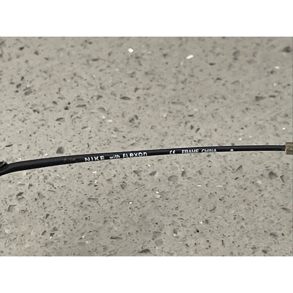 Nike with Flexon 4603 001 Eyeglass Frames ONLY 45-20-135 Black metal full rim main image 14